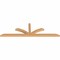 Ekena Millwork Richland Smooth Timber Gable Bracket, Western Red Cedar, 96"W x 28"H x 3 1/2"D x 3 1/2"F, 7/12 Pitch GBW096X28X0404RIC00SWR - alternate 2